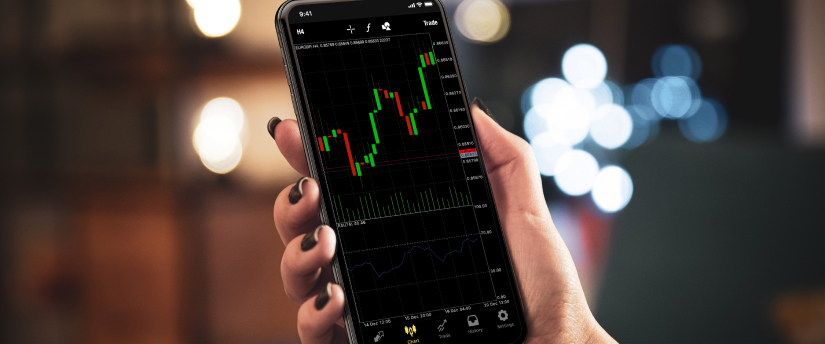 Image illustrant comment trader le forex sur un téléphone, en se concentrant sur les techniques et stratégies d’analyse fondamentale